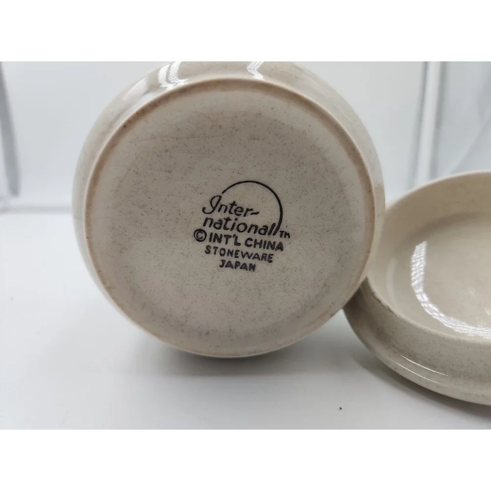 International China Stoneware Marmalade Goose Geese Sugar Dish Vintage Cottage